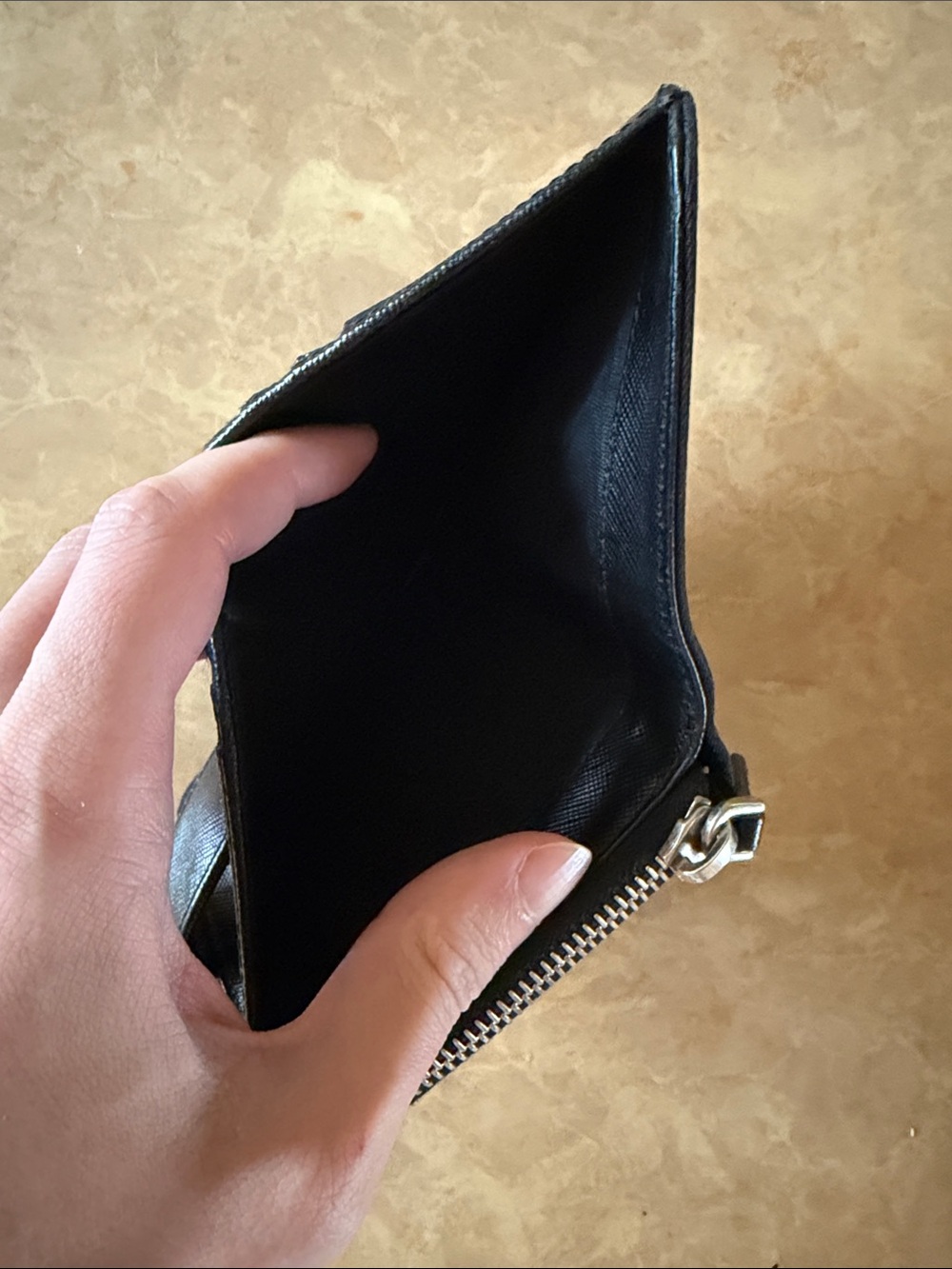 Prada Tessuto Zip-Around Compact Wallet - Picture 9 of 11